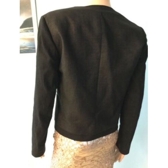 Women's Fiona Elie Tahari Snap Blazer Jacket 4 - Picture 3 of 6